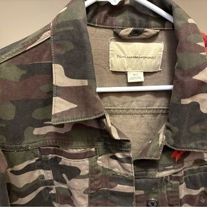 Pilcro and the Letterpress Camouflage Jean Jacket